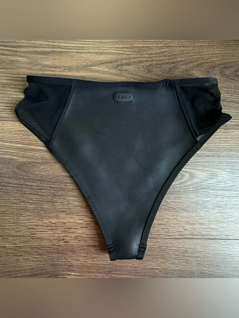 Triangl & Hoaka Black Bikini Set Small Top Medium Bottom